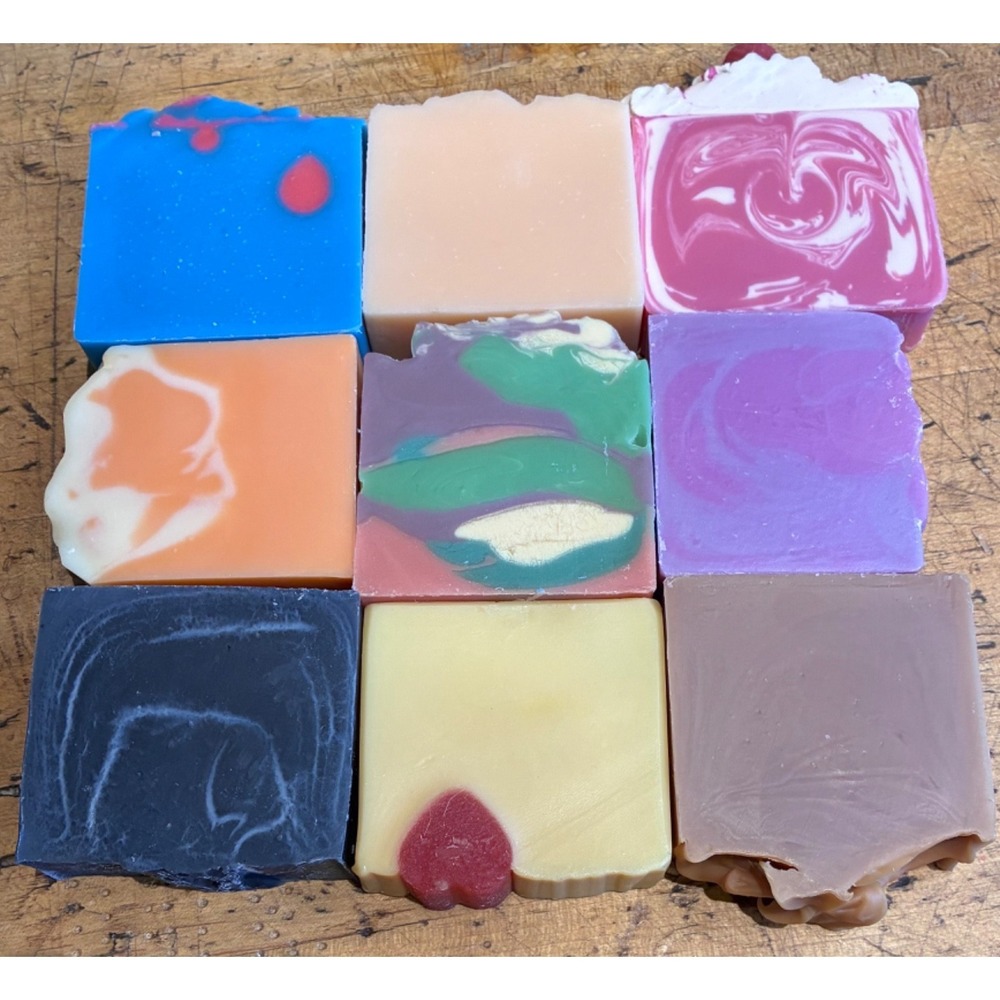 Artisan Soap Close Out Bundle 5 pounds Handmade Various Scents & Unscented - Picture 3 of 5